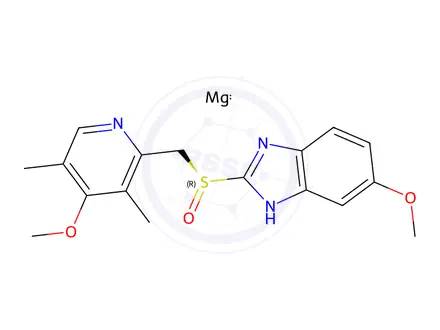 Chemical structure of Esomeprazole (magnesium salt)