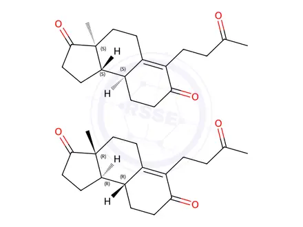 Chemical structure of Progesterone Impurity 71