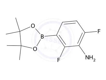 Chemical structure of 3-Amino-2,4-difluorobenzeneboronic acid pinacol ester, 97%