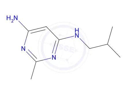 Chemical structure of n4-isobutyl-2-methylpyrimidine-4,6-diamine