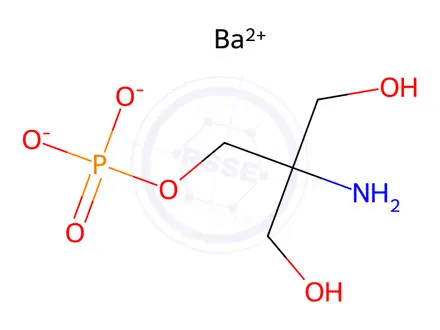 Chemical structure of 2-Amino-3-hydroxy-2-(hydroxymethyl)propyl Phosphate Barium Salt