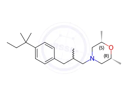 Chemical structure of Amorolfine