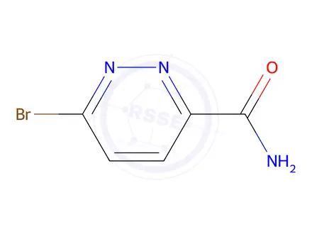 Chemical structure of 6-Bromopyridazine-3-carboxamide