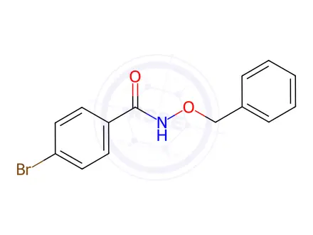 Chemical structure of n-(Benzyloxy)-4-bromobenzamide