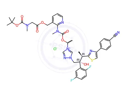 Chemical structure of Isavuconazole Impurity 16(Chloride Salt)