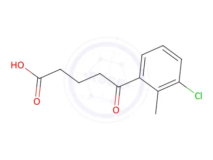 Chemical structure of 5-(3-Chloro-2-methylphenyl)-5-oxopentanoic acid