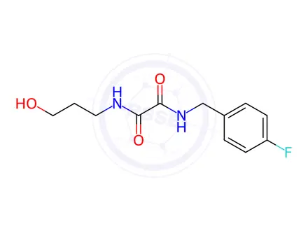 Chemical structure of N1-(4-Fluorobenzyl)-N2-(3-hydroxypropyl)oxalamide