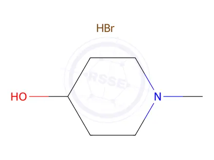 Chemical structure of 1-METHYLPIPERIDIN-4-OL HYDROBROMIDE