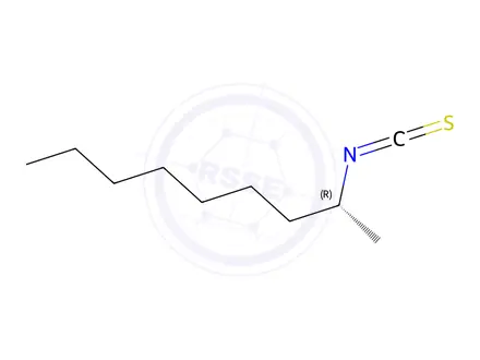 Chemical structure of (R)-(-)-2-Nonyl isothiocyanate