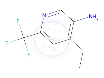 Chemical structure of 4-Ethyl-6-(trifluoromethyl)pyridin-3-amine