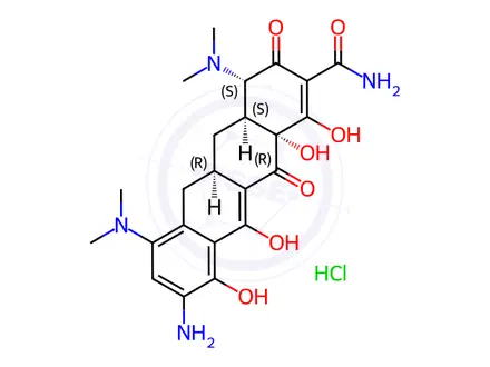 Chemical structure of Tigecycline EP Impurity B (HCl Salt)