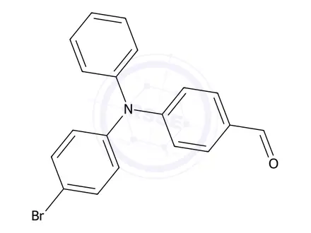 Chemical structure of 4-((4-Bromophenyl)(phenyl)amino)benzaldehyde