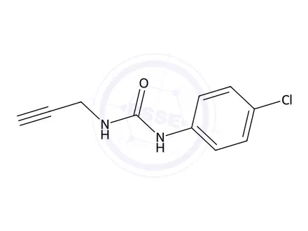 Chemical structure of 1-(4-chlorophenyl)-3-prop-2-yn-1-ylurea