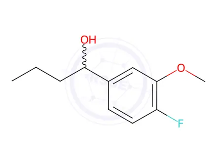 Chemical structure of 4-Fluoro-3-methoxy-α-propylbenzenemethanol
