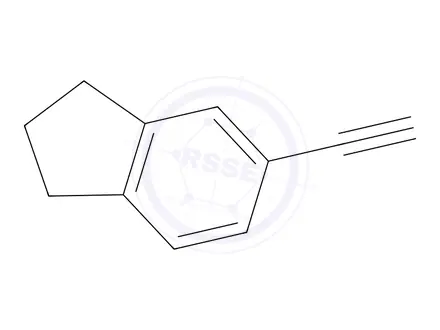 Chemical structure of 5-ethynyl-2,3-dihydro-1H-Indene