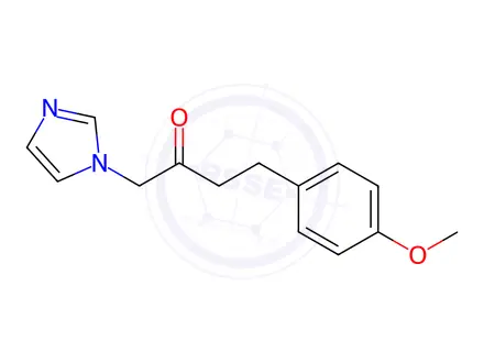 Chemical structure of 1-(1H-Imidazol-1-yl)-4-(4-methoxyphenyl)butan-2-one