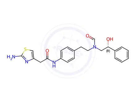 Chemical structure of Mirabegron N-formyl Impurity