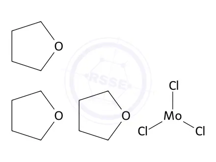 Chemical structure of Trichlorotris(tetrahydrofuran)MolybdenuM(III),Min.95%