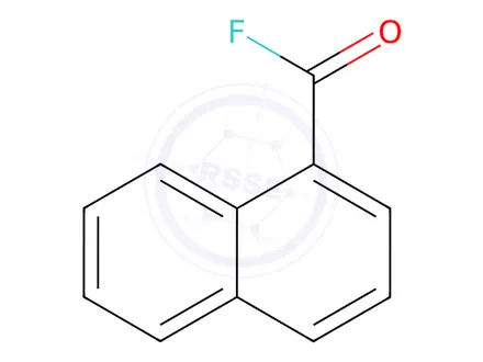 Chemical structure of 1-Naphthalenecarbonyl fluoride (9CI)