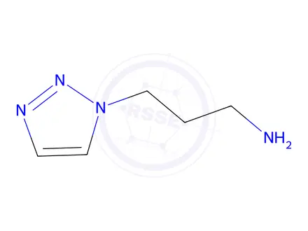 Chemical structure of 3-(1h-1,2,3-Triazol-1-yl)propan-1-amine