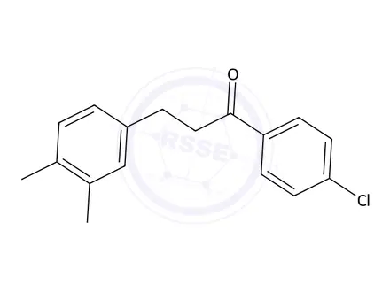 Chemical structure of 1-(4-Chlorophenyl)-3-(3,4-dimethylphenyl)propan-1-one