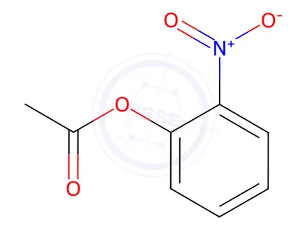 Chemical structure of 2-Nitrophenyl Acetate