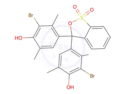 Chemical structure of Bromoxylenol blue