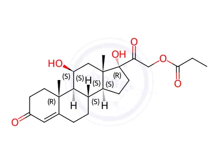 Chemical structure of Hydrocortisone Impurity 156