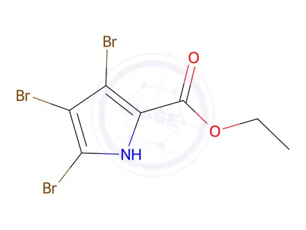 Chemical structure of ethyl 3,4,5-tribromopyrrole-2-carboxylate