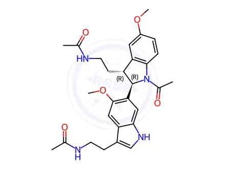 Chemical structure of Melatonin Impurity 48
