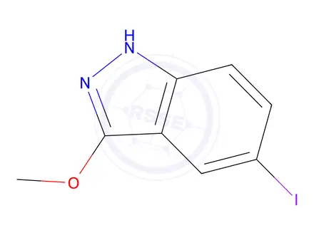 Chemical structure of 5-Iodo-3-methoxy-1H-indazole