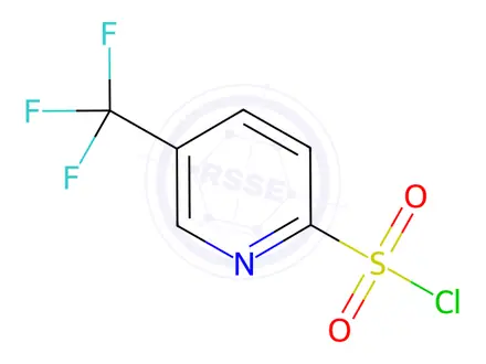 Chemical structure of 5-Trifluoromethyl-2-pyridinesulfonyl Chloride