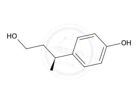 Chemical structure of (S)-4-(1-Amino-3-hydroxypropyl)phenol