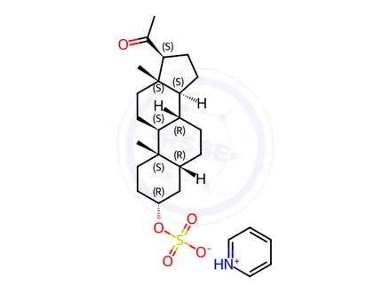 Chemical structure of Pregnanolone Sulfate Pyridinium Salt