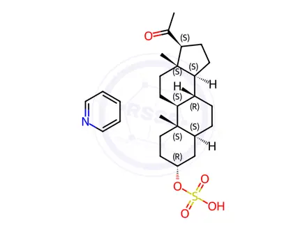 Chemical structure of (3α)-Allopregnanolone Sulfate Pyridinium Salt