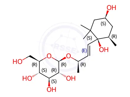 Chemical structure of Turpinionoside B
