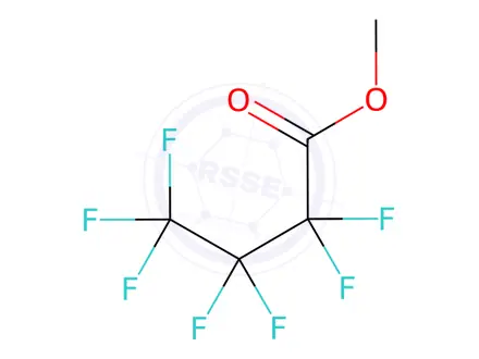 Chemical structure of Methyl heptafluorobutyrate