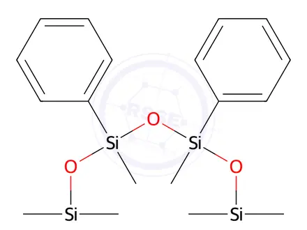 Chemical structure of 3,5-DIPHENYLOCTAMETHYLTETRASILOXANE