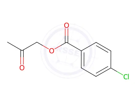 Chemical structure of 2-Oxopropyl 4-chlorobenzoate