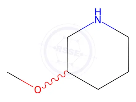 Chemical structure of 3-Methoxypiperidine