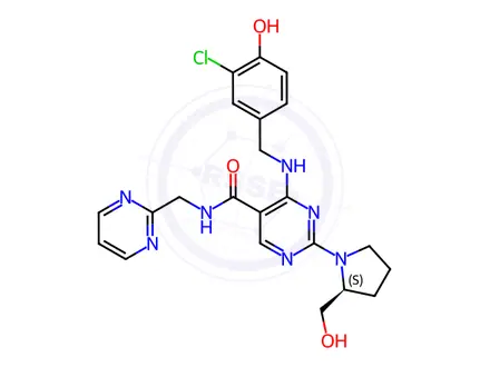 Chemical structure of Avanafil Impurity 8