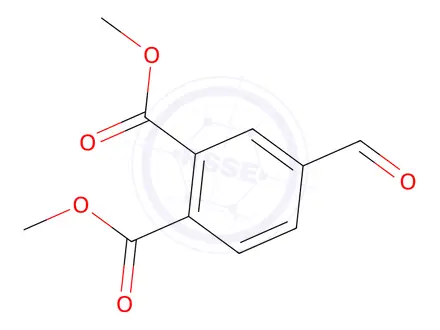 Chemical structure of Dimethyl 4-formylphthalate