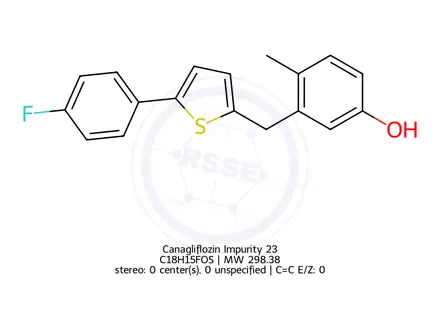 Chemical structure of Canagliflozin Impurity 203