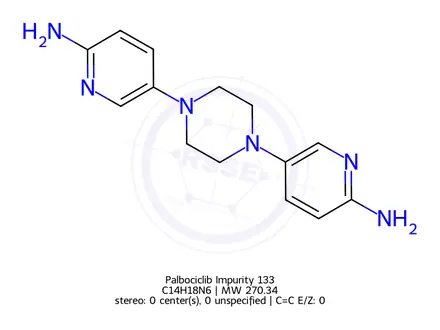 Chemical structure of Palbociclib Impurity 264