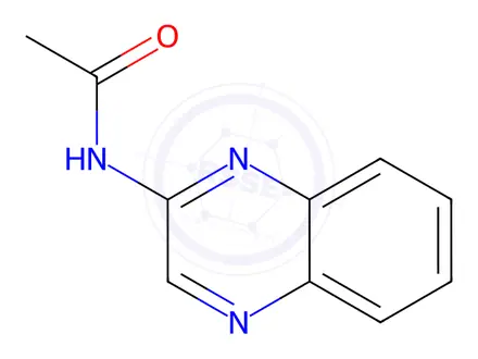 Chemical structure of N-(Quinoxalin-2-yl)acetamide