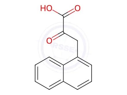 Chemical structure of 3-(Naphthalen-1-yl)-2-oxopropanoic acid
