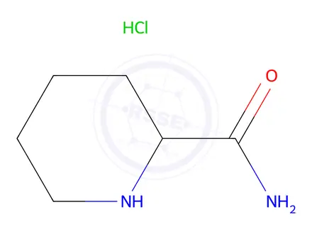 Chemical structure of (R)-Piperidine-2-carboxamide hydrochloride