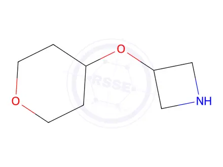 Chemical structure of 3-((Tetrahydro-2h-pyran-4-yl)oxy)azetidine