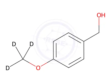 Chemical structure of [4-(methoxy-d3)phenyl]methanol