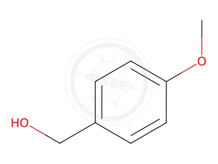 Chemical structure of (4-methoxyphenyl)methanol